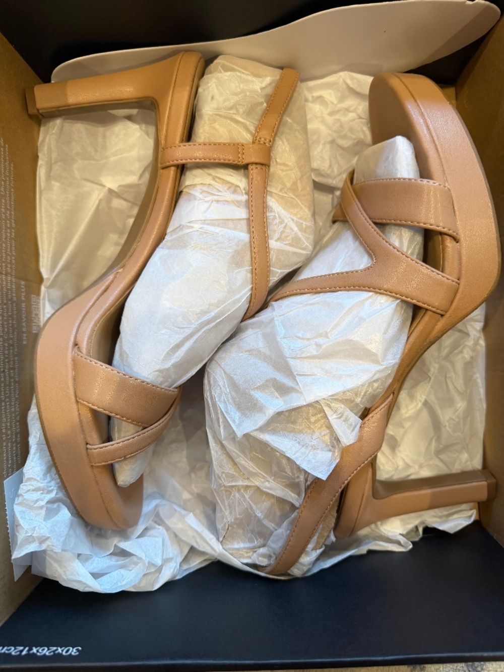 Naturalizer “Abby” Nude platform heels W9.5 BRAND NEW